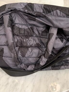 7 AM Quilted Gray Camouflage Diaper Bag